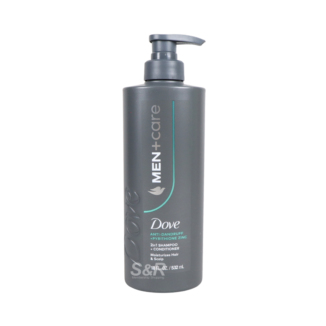 Dove Men+Care Dermacare Scalp Dandruff Defense Shampoo and Conditioner 532mL